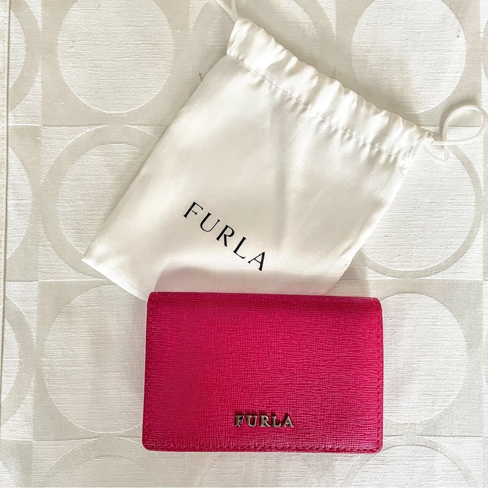 FURLA Logo Card Case